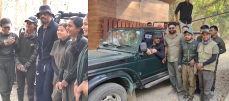 Suniel Shetty enjoys thrilling jungle safari amidst Uttarakhand’s wilderness