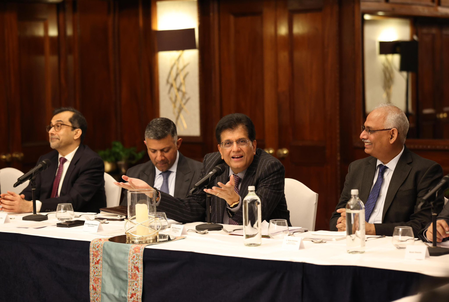 <div>Piyush Goyal discusses India’s opportunities with top business leaders in UK</div>