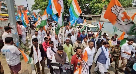 <div>Ahead of Bihar elections, Congress launches ‘Save the Constitution’ march in Patna</div>