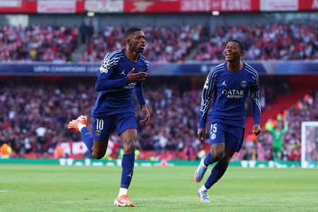 Champions League: Paris battle their way to first-leg SF win over Arsenal