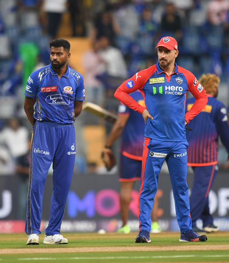 IPL 2025: With skipper Axar out sick, DC elect to bowl first against MI at Wankhede