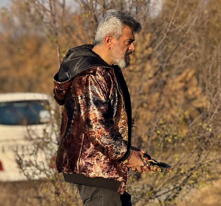 Actors S J Suryah, Arjun Das, director Adhik Ravichandran greet Ajith on birthday