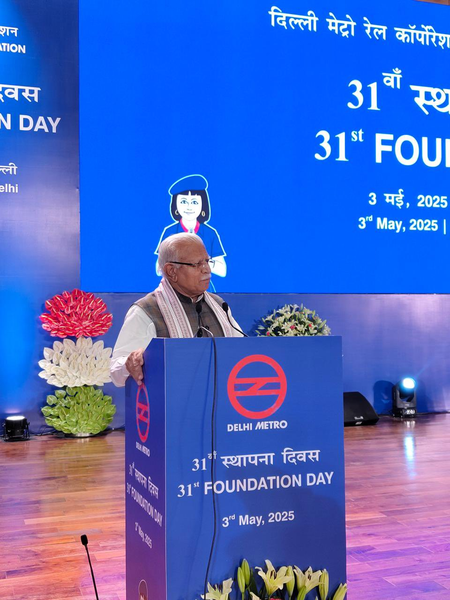 Adding cargo compartments to metro trains will boost business efficiency: Manohar Lal
