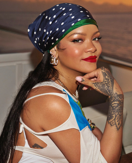 Rihanna expecting third child, showcases baby bump at Met Gala