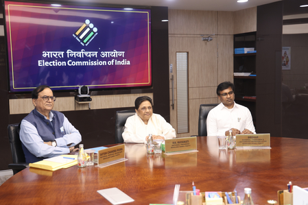 Mayawati discusses electoral roll issues with CEC Gyanesh Kumar