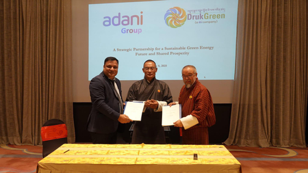 Bhutan signs MoU with Adani Group to develop 5,000 MW hydropower projects