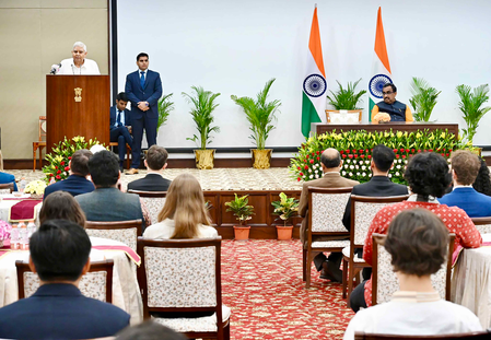 <div>Prime Minister Modi has exemplified Kautilya’s philosophy in action: V-P Dhankhar</div>