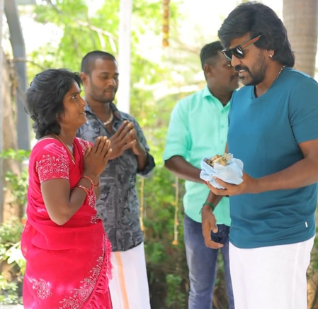 Raghava Lawrence donates one lakh to poor farm labourer who lost money to termites!