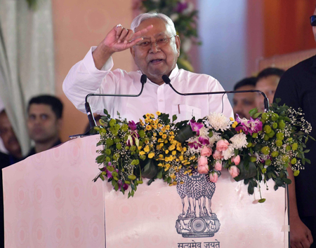 Bihar CM launches development projects worth Rs 64.19 crore in Begusarai