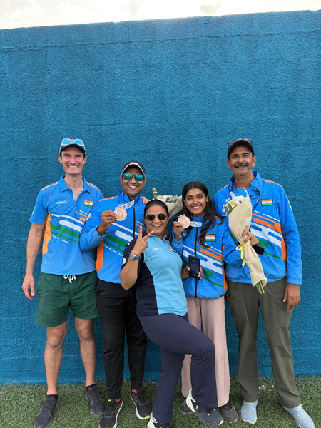 Kynan, Sabeera, win trap mixed team bronze as Nicosia Shotgun World Cup concludes