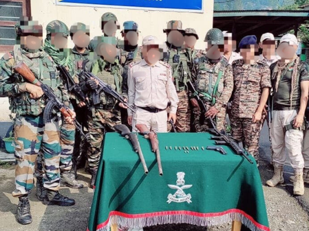 Security forces nab 29 militants, recover arms and ammunition in Manipur
