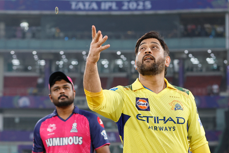 IPL 2025: Yudhvir comes in as Rajasthan Royals elect to bowl against Chennai Super Kings