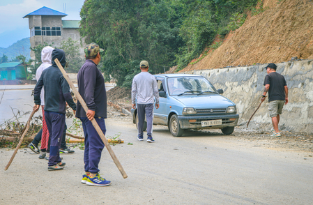 <div>Shutdown hit normal life in Manipur’s Imphal Valley for 2nd day</div>