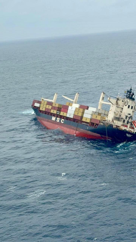 Indian Coast Guard on high alert after Liberian-flagged vessel sinks off Kochi coast