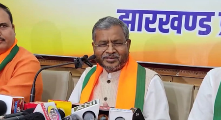 Babulal Marandi accuses JMM-Congress of betraying tribals on Sarna faith