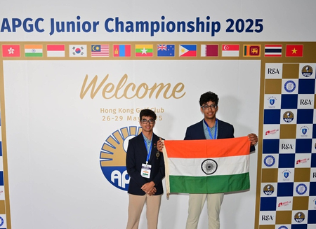 <div>APGC Junior C’ship: Ranveer’s good show takes India to tied second spot in boys team competition</div>