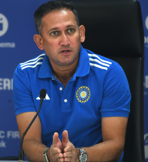 <div>Chief selector Agarkar, Saikia arrive at BCCI headquarters to pick India’s squad for England Tests</div>