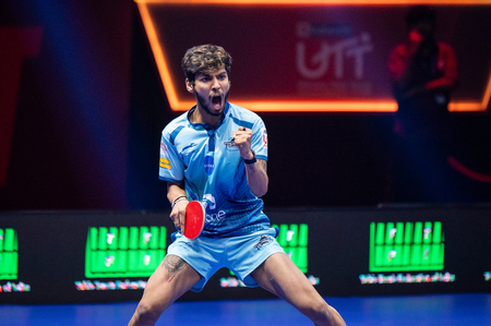 UTT Season 6: Bhattacharjee stuns World No. 55 Gerassimenko as Kolkata ThunderBlades edge Chennai Lions 8-7