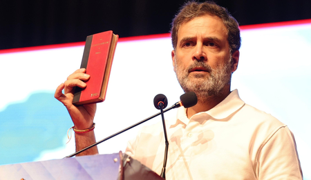 <div>Rahul Gandhi accuses PM Modi of ‘submitting’ to Trump; calls BJP-RSS ‘submissive’ in global affairs</div>