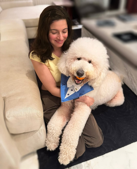 <div>Meet Divya Khossla’s furry friend Orea</div>