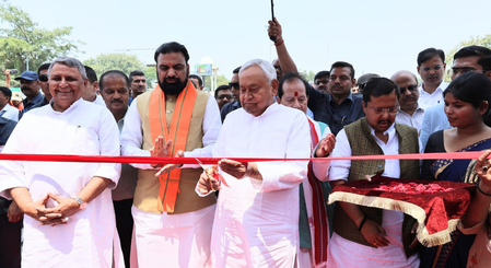Nitish Kumar inaugurates Bihar’s first double-decker flyover in Patna