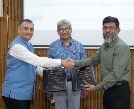 GRSE signs contract with GSI for two Coastal Research Vessels