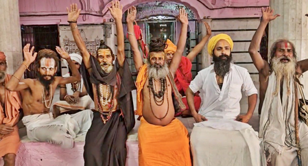 Sadhus immersed in devotion, ready for Amarnath Yatra 2025
