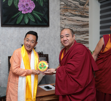 Sikkim CM meets Himalayan Council of Nalanda Buddhist Tradition