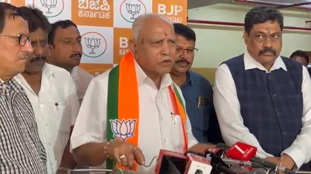 <div>Providing excessive benefits to minorities unpardonable offence: Ex-K’taka CM Yediyurappa</div>