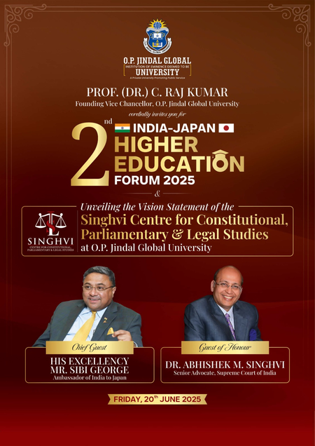 <div>India & Japan, a shared relationship: JGU VC to speak at Japanese Parliament</div>