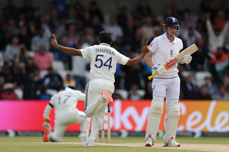 1st Test: Shardul Thakur’s double-strike revives India after Duckett’s masterclass