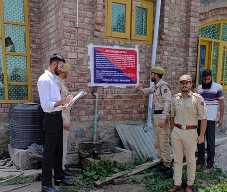 <div>Drug peddler’s property valued at Rs 1 crore attached in J&K’s Srinagar</div>