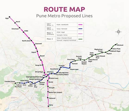 Cabinet approves Rs 3,626 crore Pune Metro Rail Project Phase-2