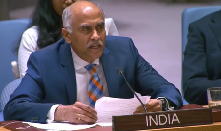 <div>At UNSC, India exposes Pakistan’s ‘gross hypocrisy’ over terror and child rights abuses</div>