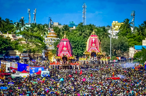 World famous Puri Jagannath Rath Yatra today