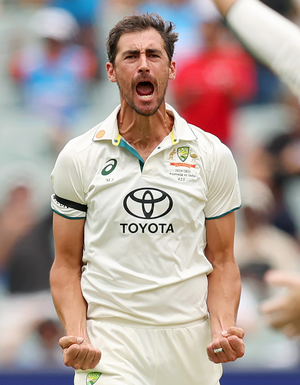 <div>‘Huge honour, something to reflect on when I’m finished’: Starc on landmark 100th Test</div>