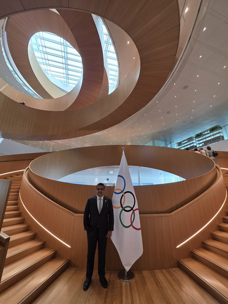 Harsh Sanghavi leads Ahmedabad’s Olympic vision at Laussane headquarters