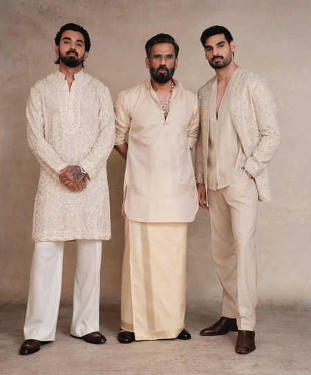 Sasur-damad duo Suniel Shetty and KL Rahul bond over their mutual love for cycling