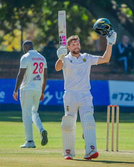 Wiaan Mulder scripts history with triple century on Test captaincy debut