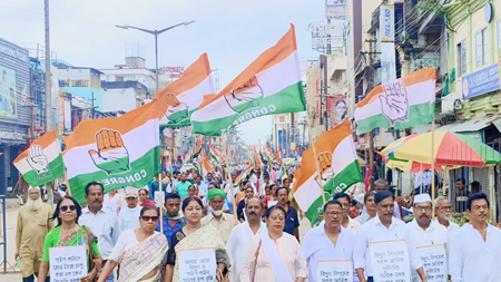 Tripura: Congress holds protests against smart electric meters