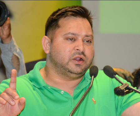 Tejashwi Yadav attacks NDA over rising crime in Bihar