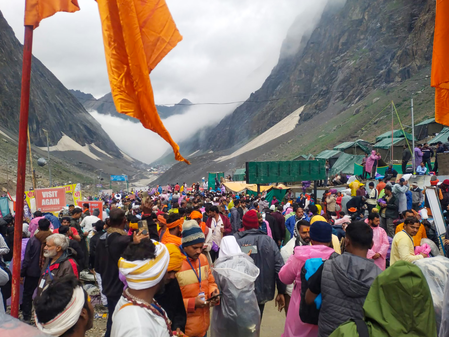 Amarnath Yatra crosses mark of 3.77 Lakh pilgrims in 25 days