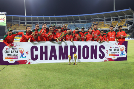 Bangladesh stick with winning combination for T20I series against Pakistan