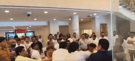 BJP, NCP-SP legislators clash inside Maharashtra Assembly