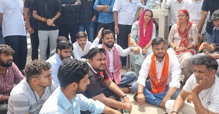 Sharda University suicide: Family, students protest against faculty; police resort to lathi-charge
