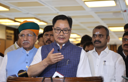 <div>When Ravan crossed the Lakshman Rekha, Lanka burned: Minister Rijiju ahead of ‘Op Sindoor’ debate in Parl</div>