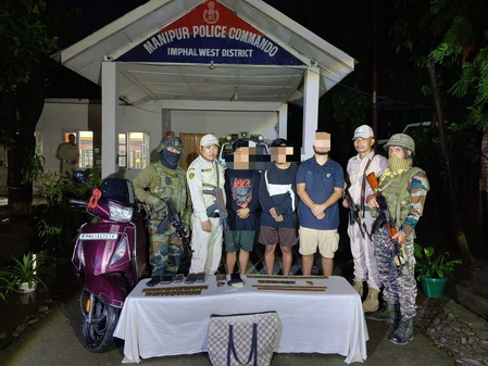 Manipur: Three militants, three ammunition dealers arrested; drugs seized