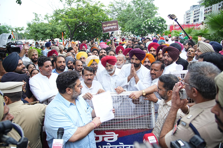 ‘Not pooling, but land looting policy’: Punjab Congress slams AAP govt