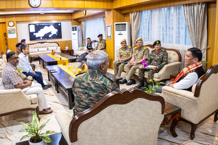 BRO chief reviews Frontier Highway Project in Arunachal
