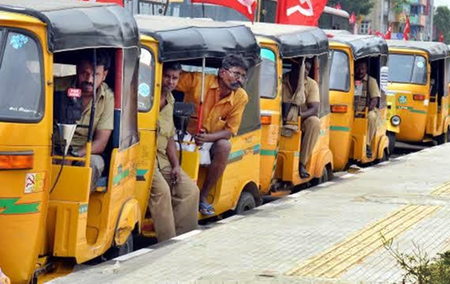 Auto unions cry foul, halt services across Ahmedabad over police crackdown